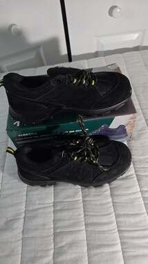 Parkside S3 Leather Safety Shoes Men's Steel Toe Cap Work Boots Black